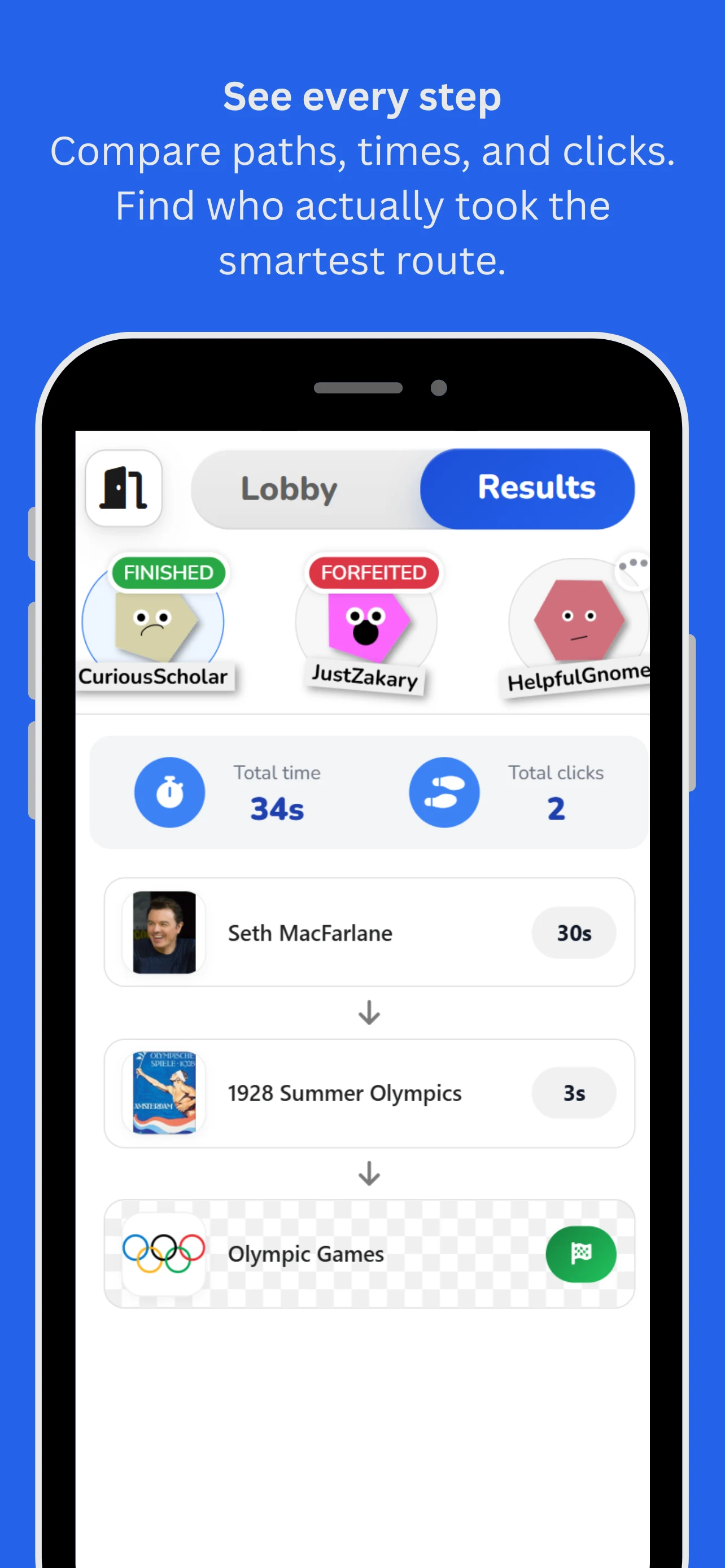 Wiki Races - The Wiki Game screenshot